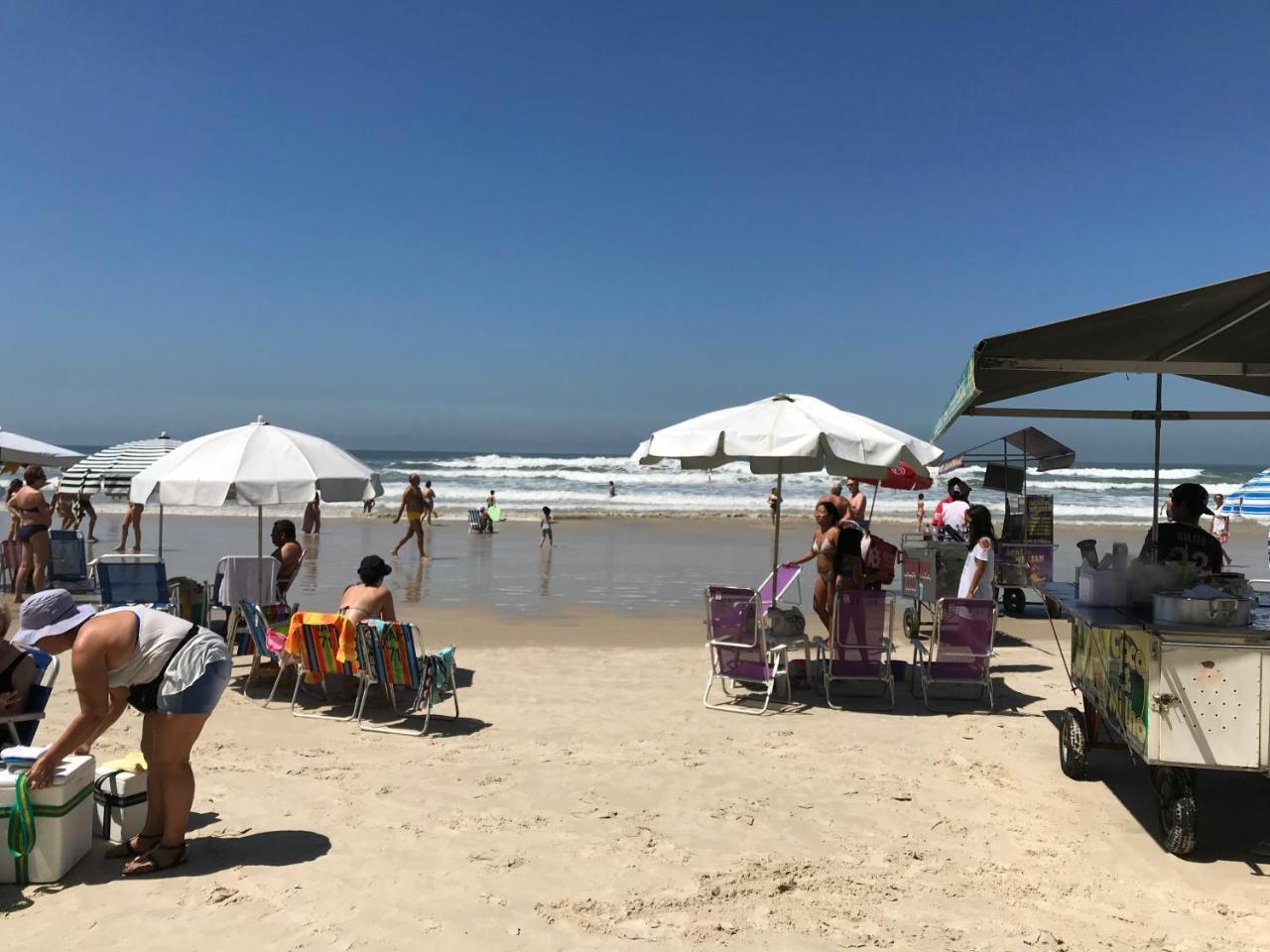 Apartamento Pitangueiras Guaruja Bagian luar foto